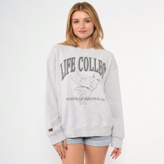 Vintage College house made in usa 90 Crewneck Sweatshirt | eBay