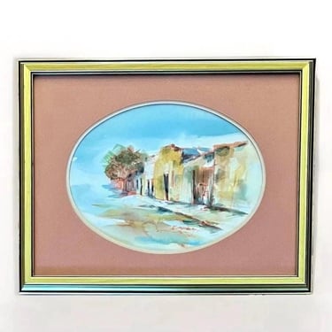 Original BINKLEY Watercolor Painting 17.5”x 13.5” Frame Signed by Colorado Artist, Cecilia Kirby Binkley 