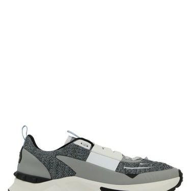 Valentino Garavani Men Multicolor Fabric And Mesh True Act Sneakers