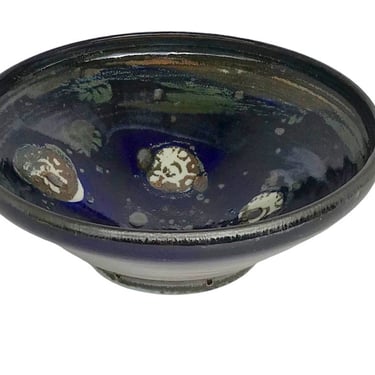 Organic Modern Ceramic Bowl Named &#8220;RYMDEN&#8221; / &#8220;SPACE&#8221; by Carl Harry Stålhane for DesignHuset Sweden 1980s