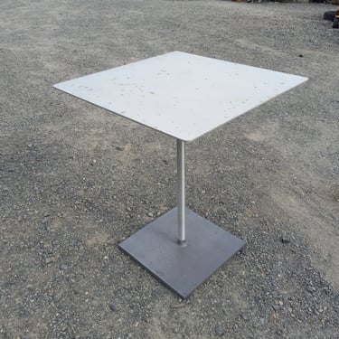 Square Metal Table, 24 x 24 x 30