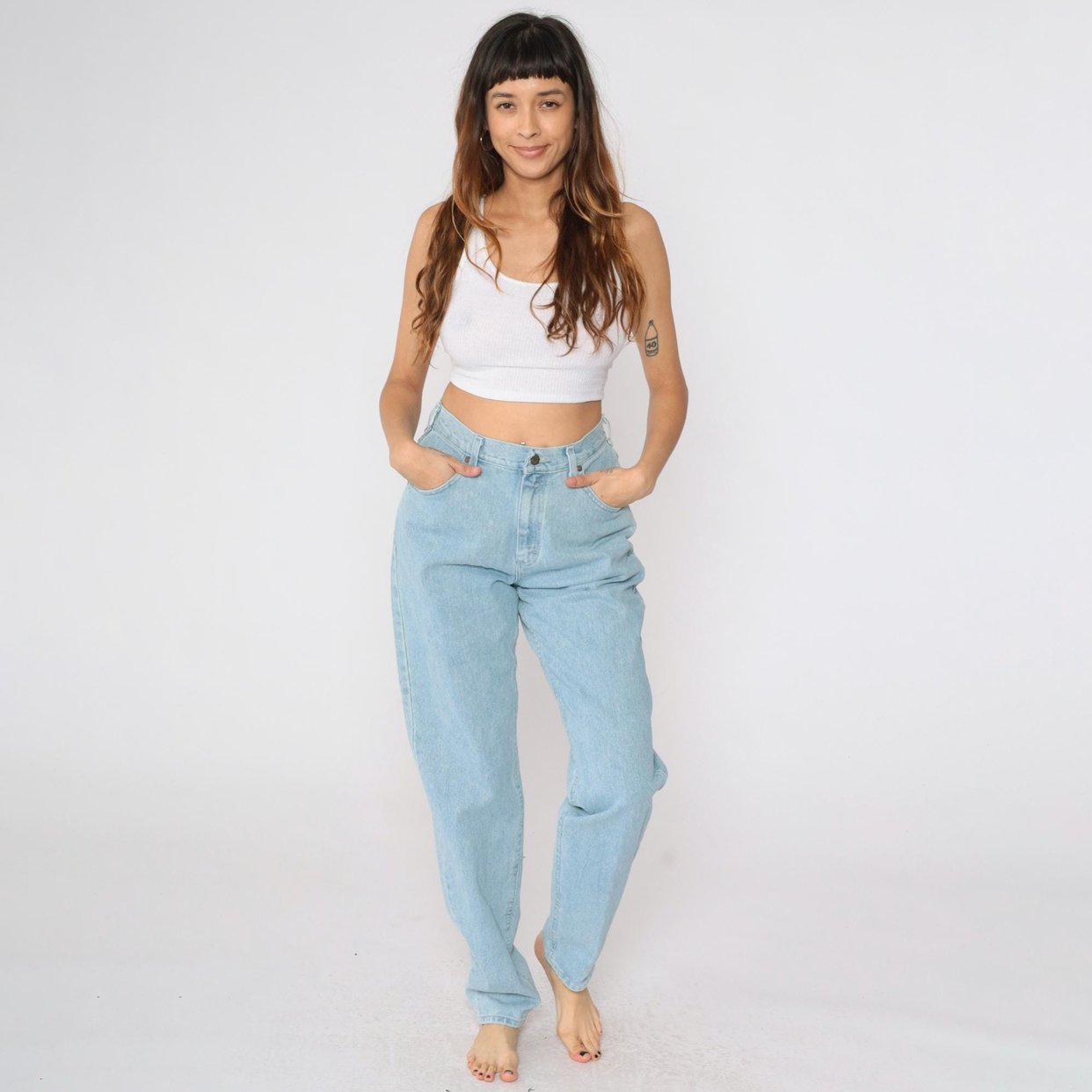 Vintage Lee Tapered Jeans 90s Mom Cut High | Shop Exile - Tucson, AZ ...