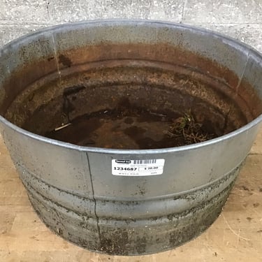 Wash Tub Planter (Seattle)