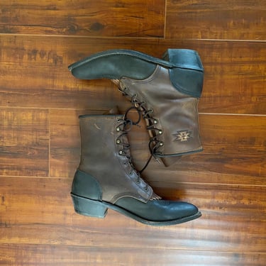 Vintage 1980’s Brown and Black Rodeo Boots 