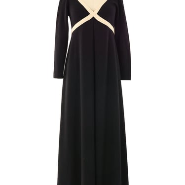 Rudi Gernreich Black Knit Maxi Dress