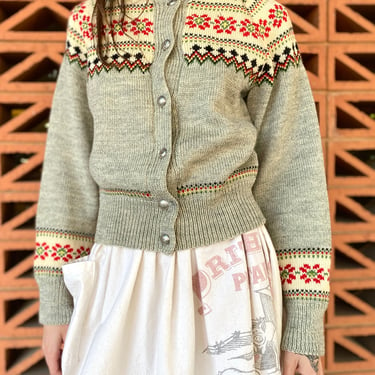 Fireplace Nordic Wool Cardigan