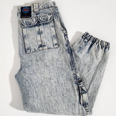 Vintage 90s Weekends Adventure Acid Wash Baggy Jeans Sz. 34 x 30