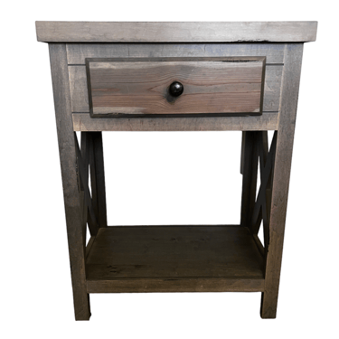 Single Drawer End Table Nightstand LS201-6