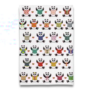 Panda – Pandamonium Tea Towel