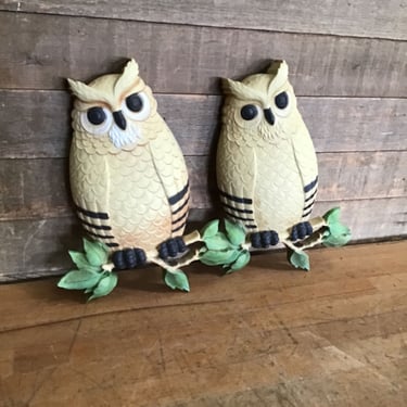 1976 Homco Owl Pair (Tacoma)