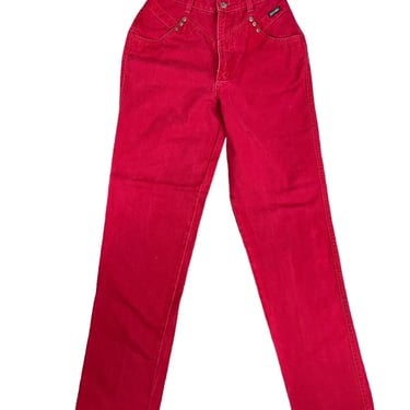 Vintage Rockies Jeanswear Red Denim High Waisted Wester Jeans Women’s Sz 27