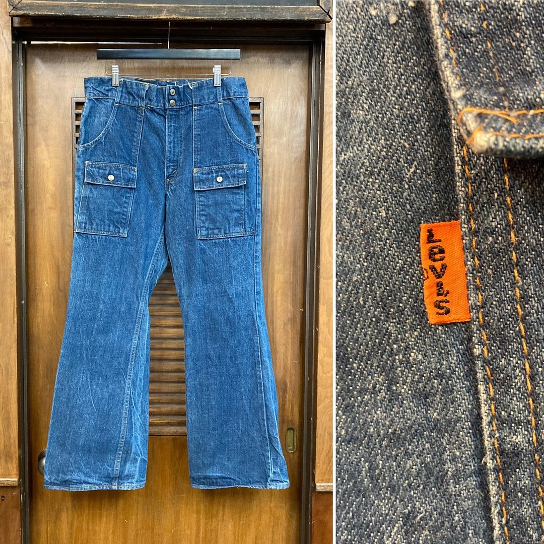 Vintage 1970's w33 Levi's Orange Tab “Bush Pants” Hippie | Vintage