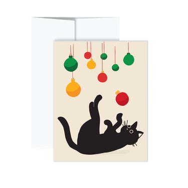 Holiday Card - Holiday Juggle Cat