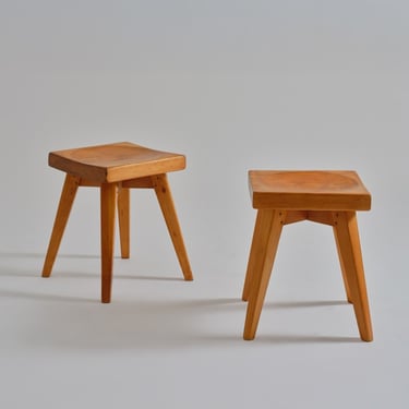 Christian Durupt Pair of Stools