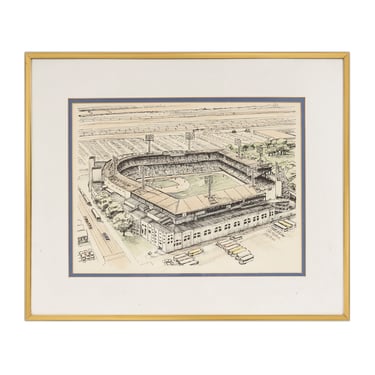 S. E. Miller Chicago White Sox Comiskey Park Print 