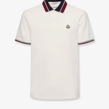 Moncler Man Moncler Man White Polo Shirts