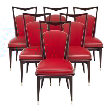 French Mid-Century Dining Chairs