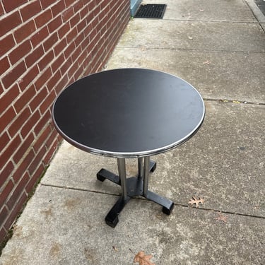Mid Century Round End Table 