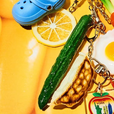 Food Keychain - Cucumber