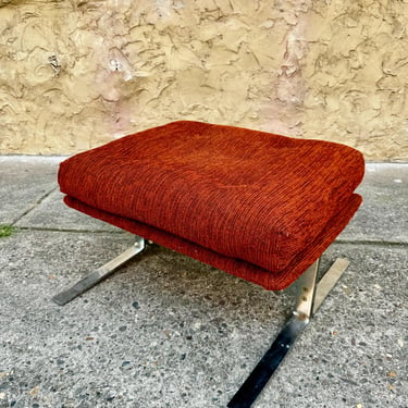 mid century ottoman Danish modern ottoman mid century modern footstool 