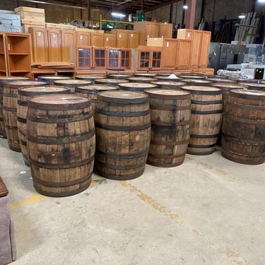 Used Oak Whiskey Barrels (Multiple Available)