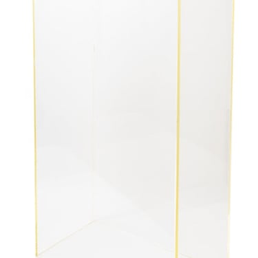Modern Lucite Rectangular Stand