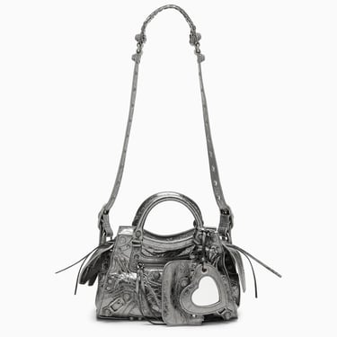 Balenciaga Neo Cagole Xs Bag Silver Women