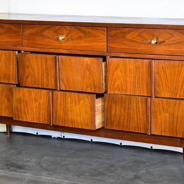 Mid-Century  Lowboy Walnut Dresser by Basic-Witz 