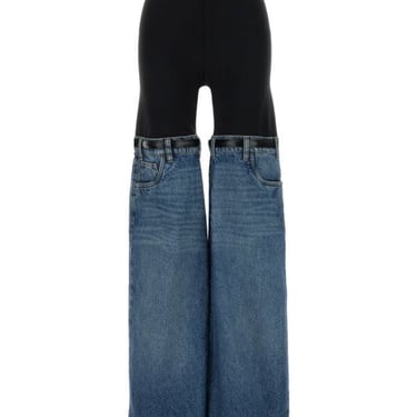 Coperni Women Two-Tone Denim Jeans