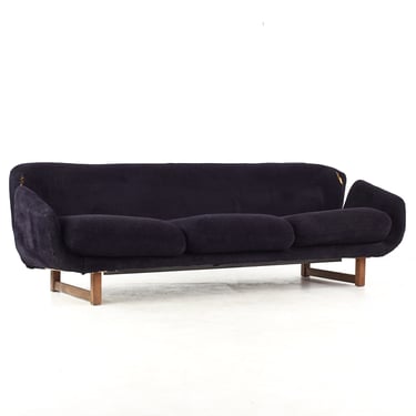 Arne Jacobsen for Fritz Hansen Style Mid Century Swan Sofa - mcm 