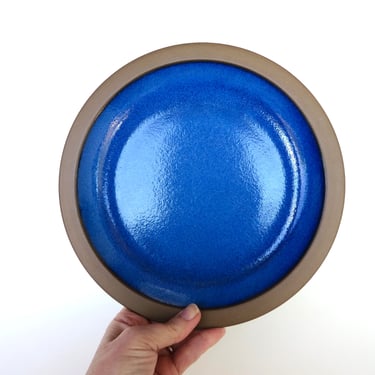 Heath Ceramics 9 1/4" Moonstone and Nutmeg Plate, Single Edith Heath Rim Line Salad Plate - 4 available 