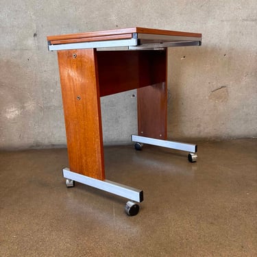 Danish Modern Teak Computer Desk / Accent Table