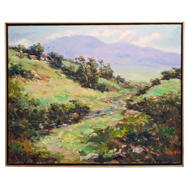 California Impressionist Oil Painting by Frederick Milton Rash, (1919-1998)