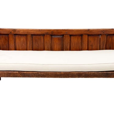 Tudor Style Walnut Settle Bench