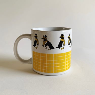 PENGUIN GRID MUG 