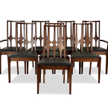 Set of 8 Broyhill Brasilia Phase One Dining Chairs, Circa 1960s - *Please ask for a shipping quote before you buy. 