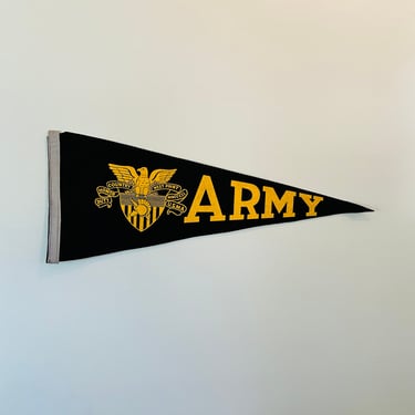 Vintage US Military Academy West Point Army Pennant 