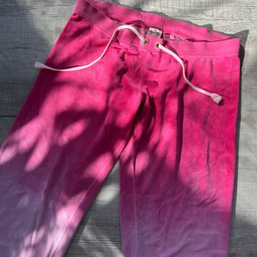 Y2K Vintage Juicy Couture Pink Velour Sweatpants