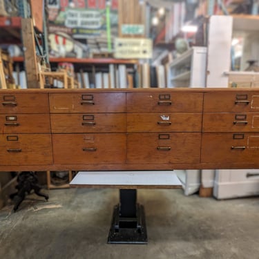 Vintage CVG Fir Cabinet 95.5 x 51.5 x 21.5