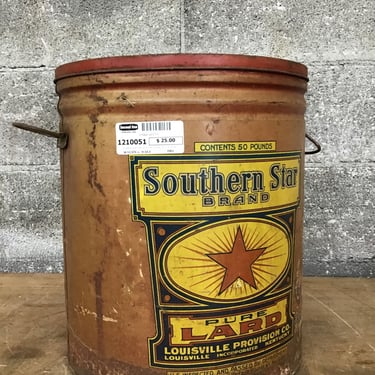 Vintage Lard Tin (Seattle)