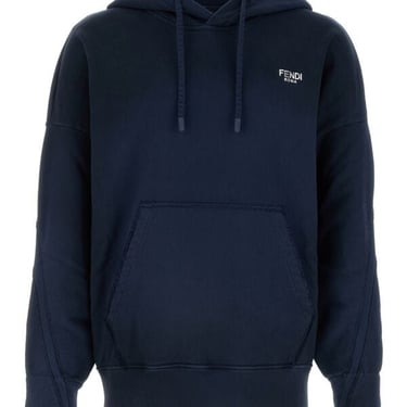 Fendi Man Hoodie Metal Logo