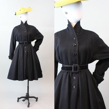 1950s wool PRINCESS coat small medium | new fall winter 