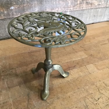 Adorable Brass Stand w/ Squirrel (Tacoma)