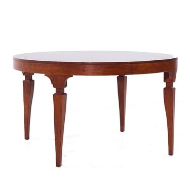 Baker Milling Road Biedermeier Expanding Dining Table with 2 Leaves - mcm 