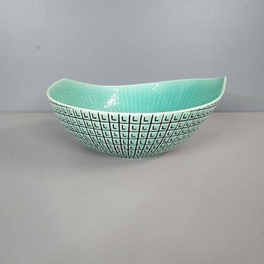 Turquoise Roselane Pottery 17 Ceramic Bowl 