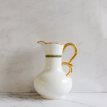 antique french j. pouyat limoges pitcher