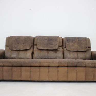 1980s De Sede Exclusive Brown Leather Sofa, Switzerland / Vintage Sofa / Brown colour / Mid-century / 