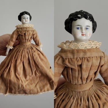 Antique China Head Doll - 9.5