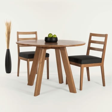 Round Dining Table | Solid Wood Scandinavian Table 42