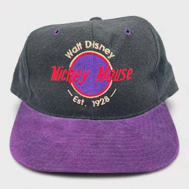 1990s Walt Disney Mickey Mouse Snapback Hat